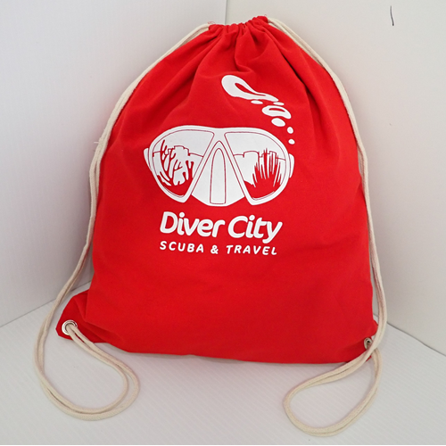 Diver City Drawstring Bag
